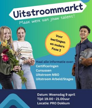 Uitstroommarkt leerjaar 3,4 en 5